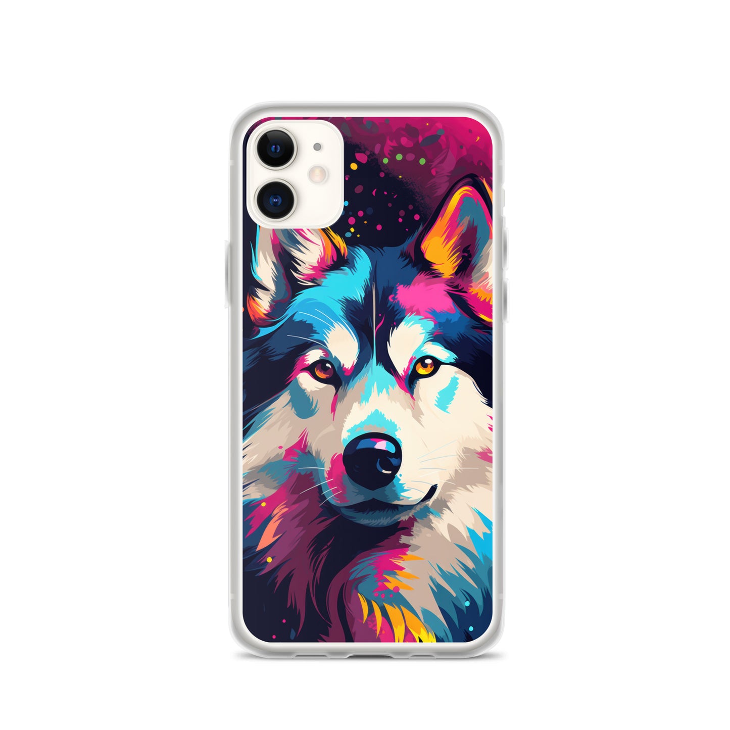iPhone Case Painted Siberian Huskie