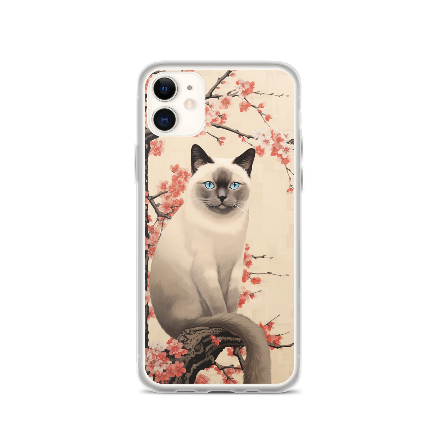 Ukiyo-e Siamese Cat iPhone Case