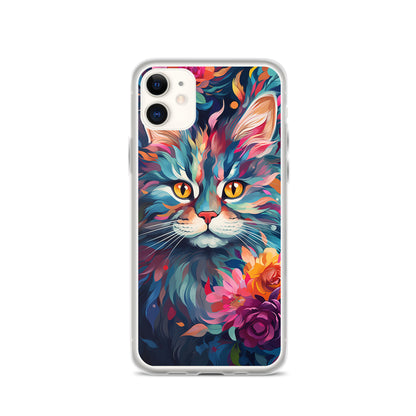Painted Cat iPhone Case