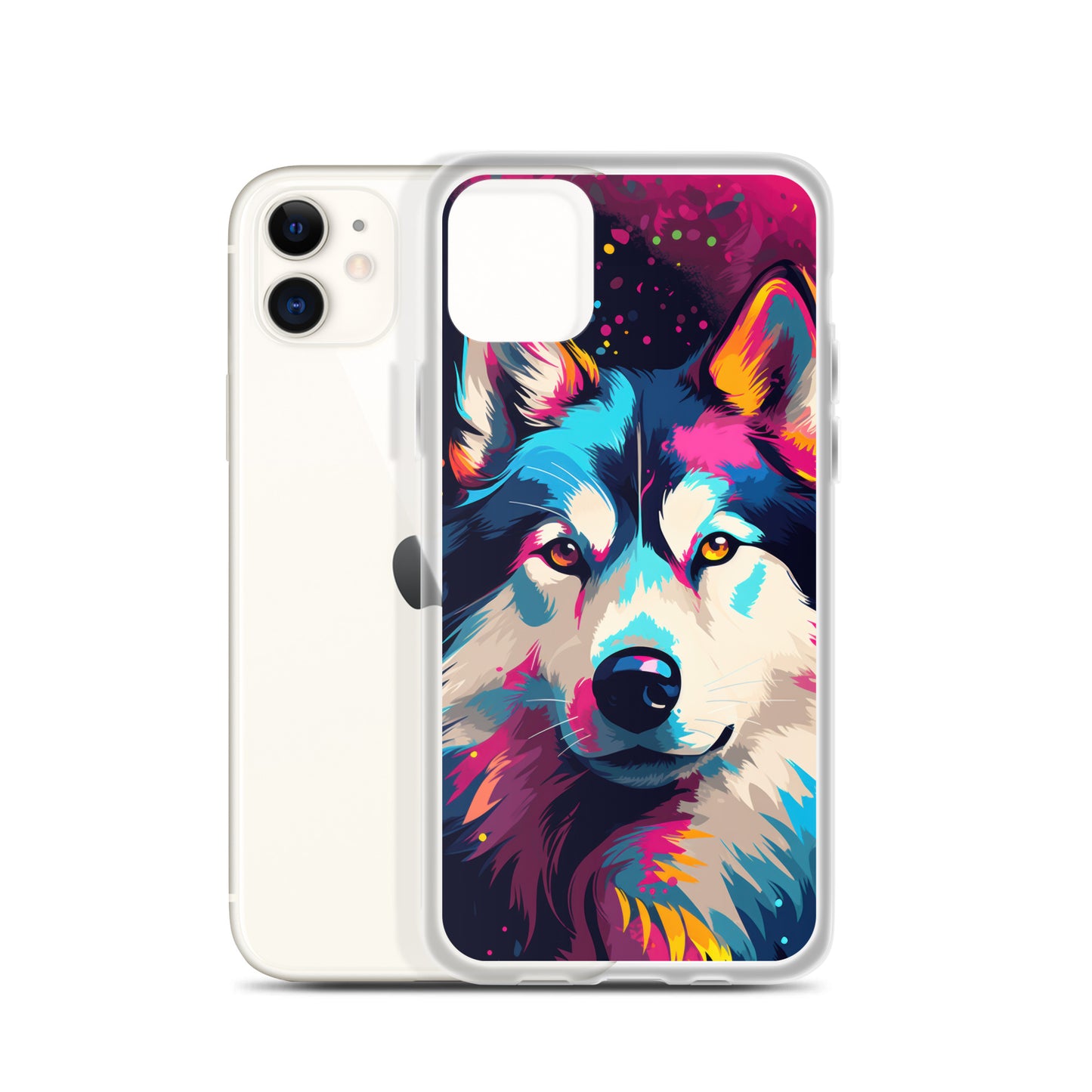 iPhone Case Painted Siberian Huskie