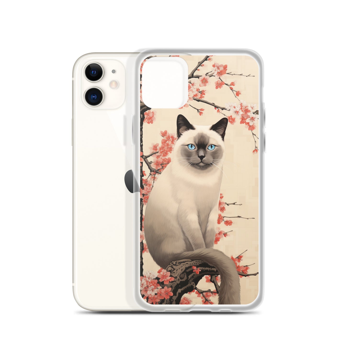 Ukiyo-e Siamese Cat iPhone Case