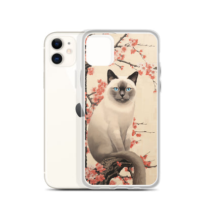 Ukiyo-e Siamese Cat iPhone Case