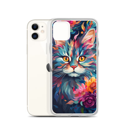 Painted Cat iPhone Case