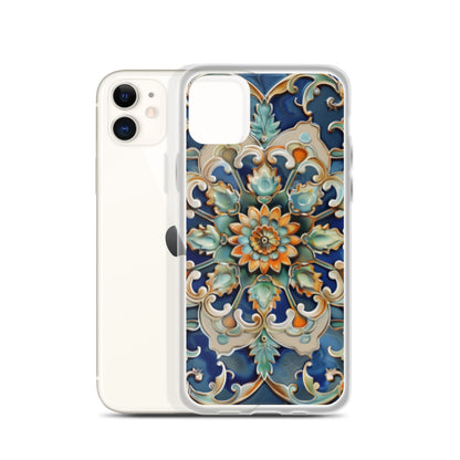 iPhone Case Malaysian Ceramic Tile Pattern