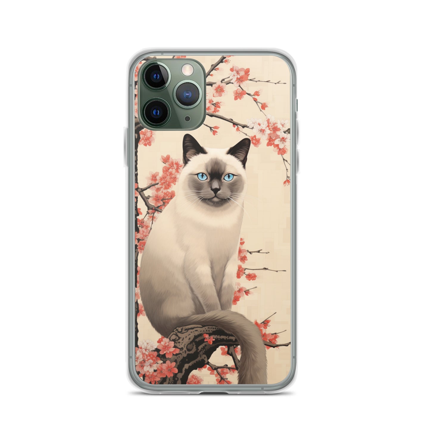 Ukiyo-e Siamese Cat iPhone Case