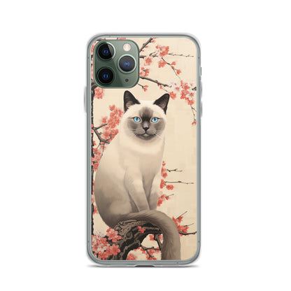 Ukiyo-e Siamese Cat iPhone Case