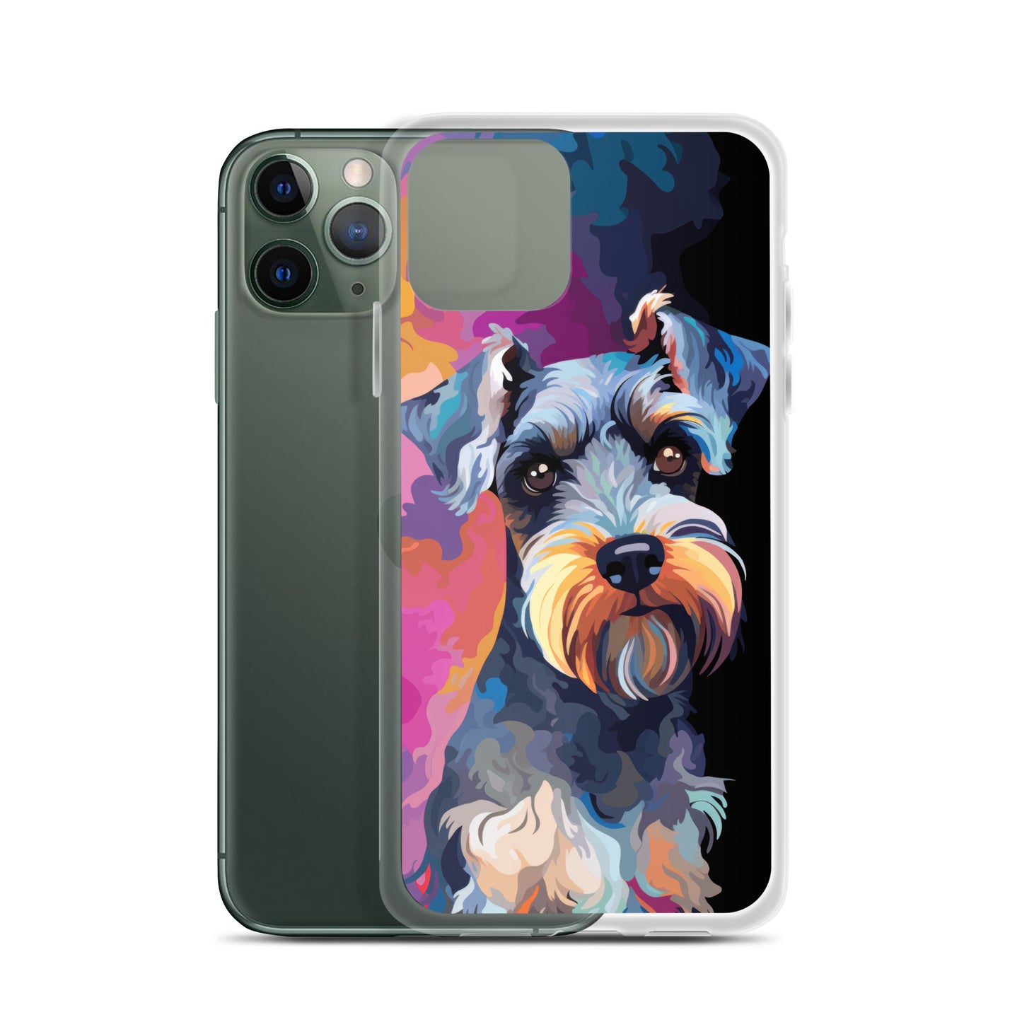 iPhone Case Painted Schnauzer