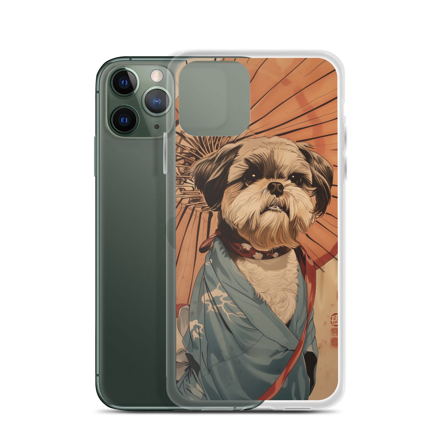 Ukiyo-e Style Shih Tzu iPhone Case