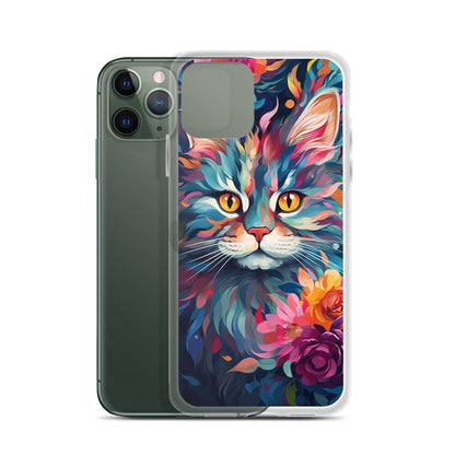 Painted Cat iPhone Case