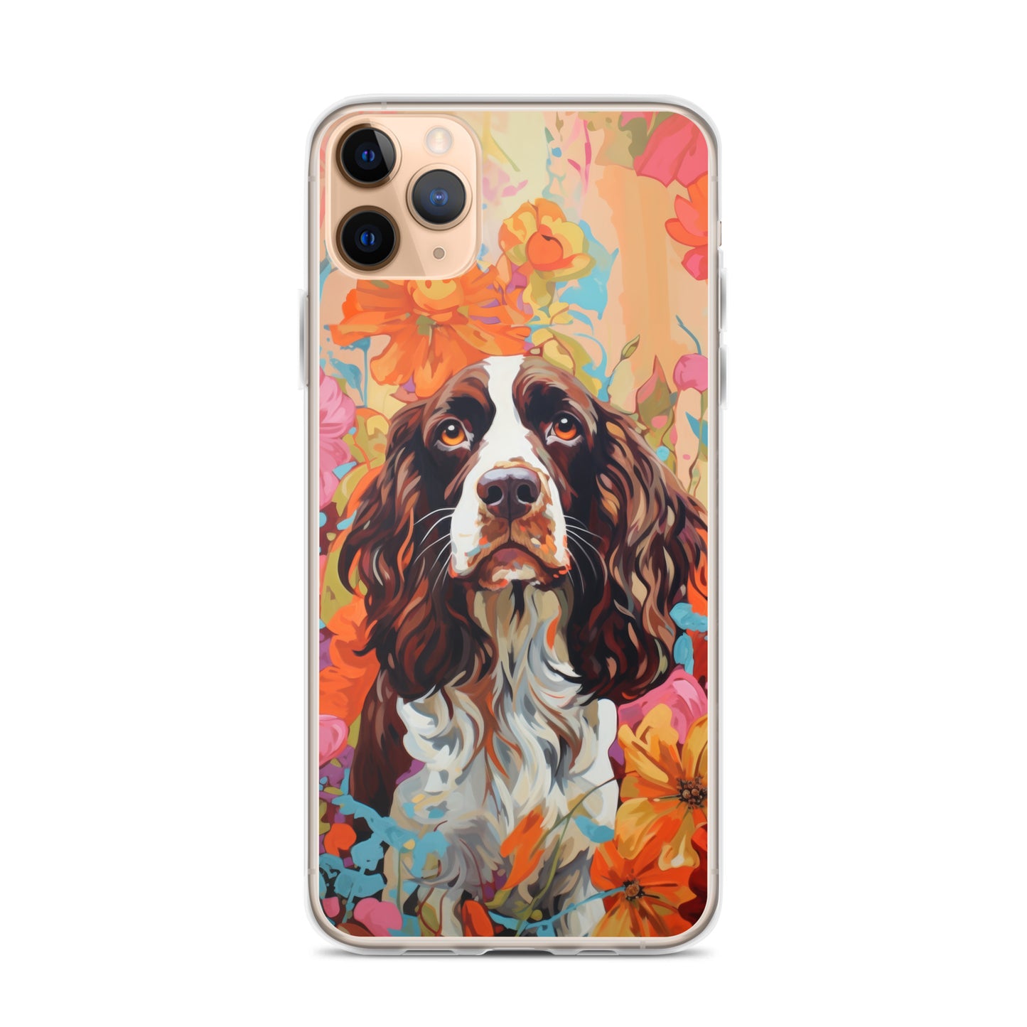 iPhone Case Painted English Springer Spaniel