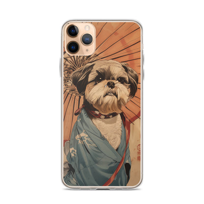 Ukiyo-e Style Shih Tzu iPhone Case