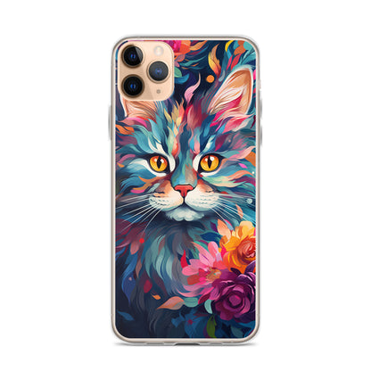 Painted Cat iPhone Case