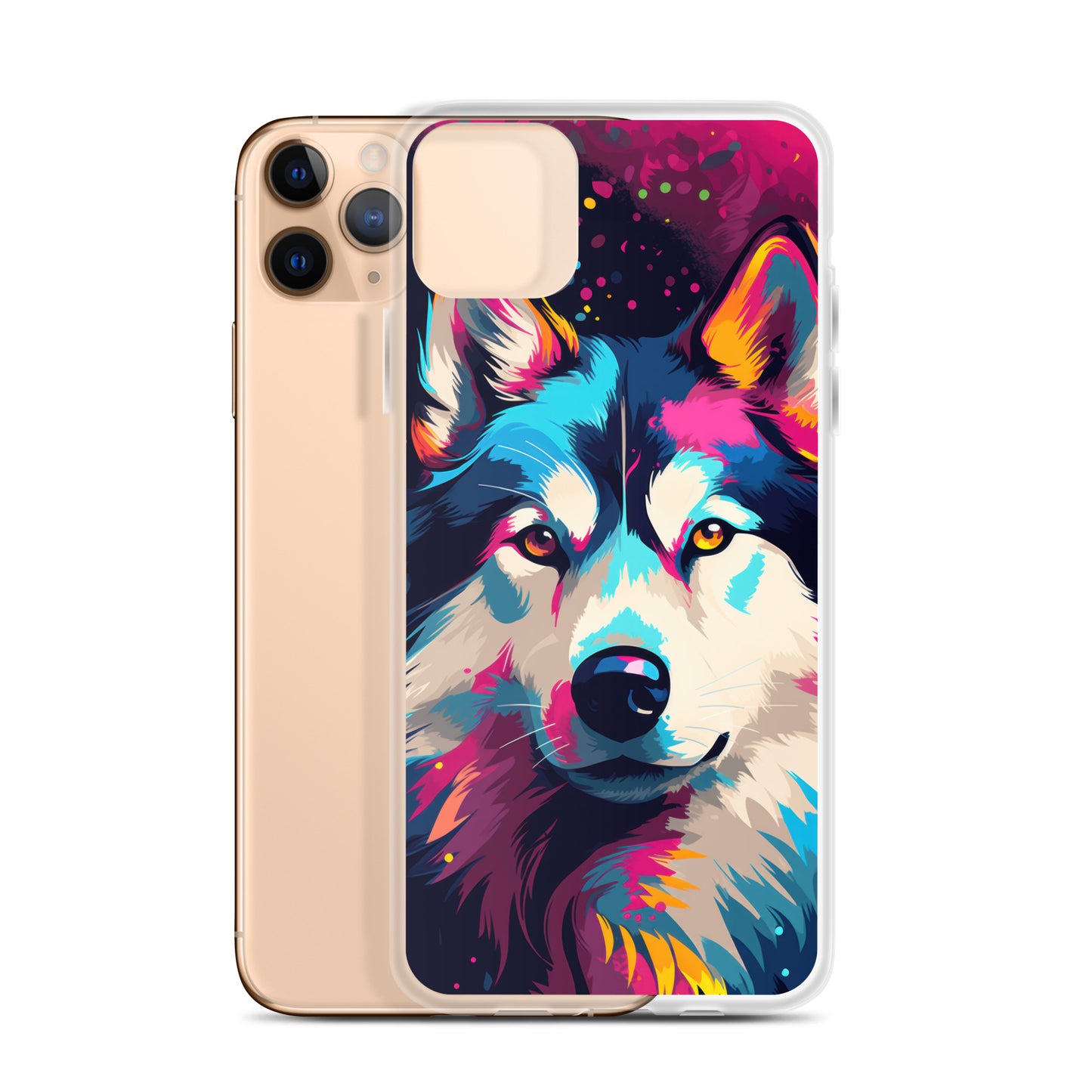 iPhone Case Painted Siberian Huskie