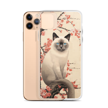 Ukiyo-e Siamese Cat iPhone Case