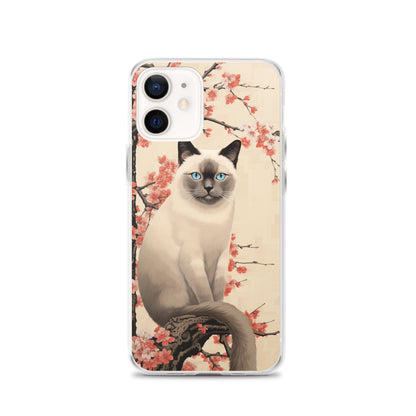 Ukiyo-e Siamese Cat iPhone Case