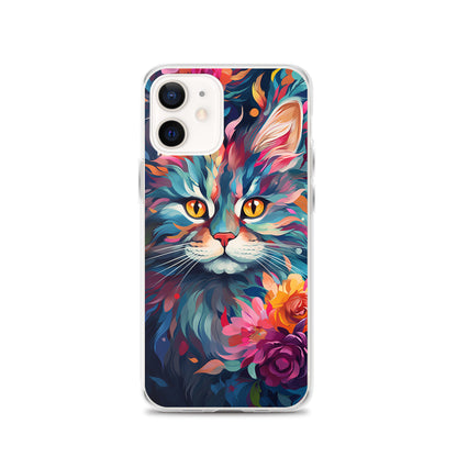 Painted Cat iPhone Case