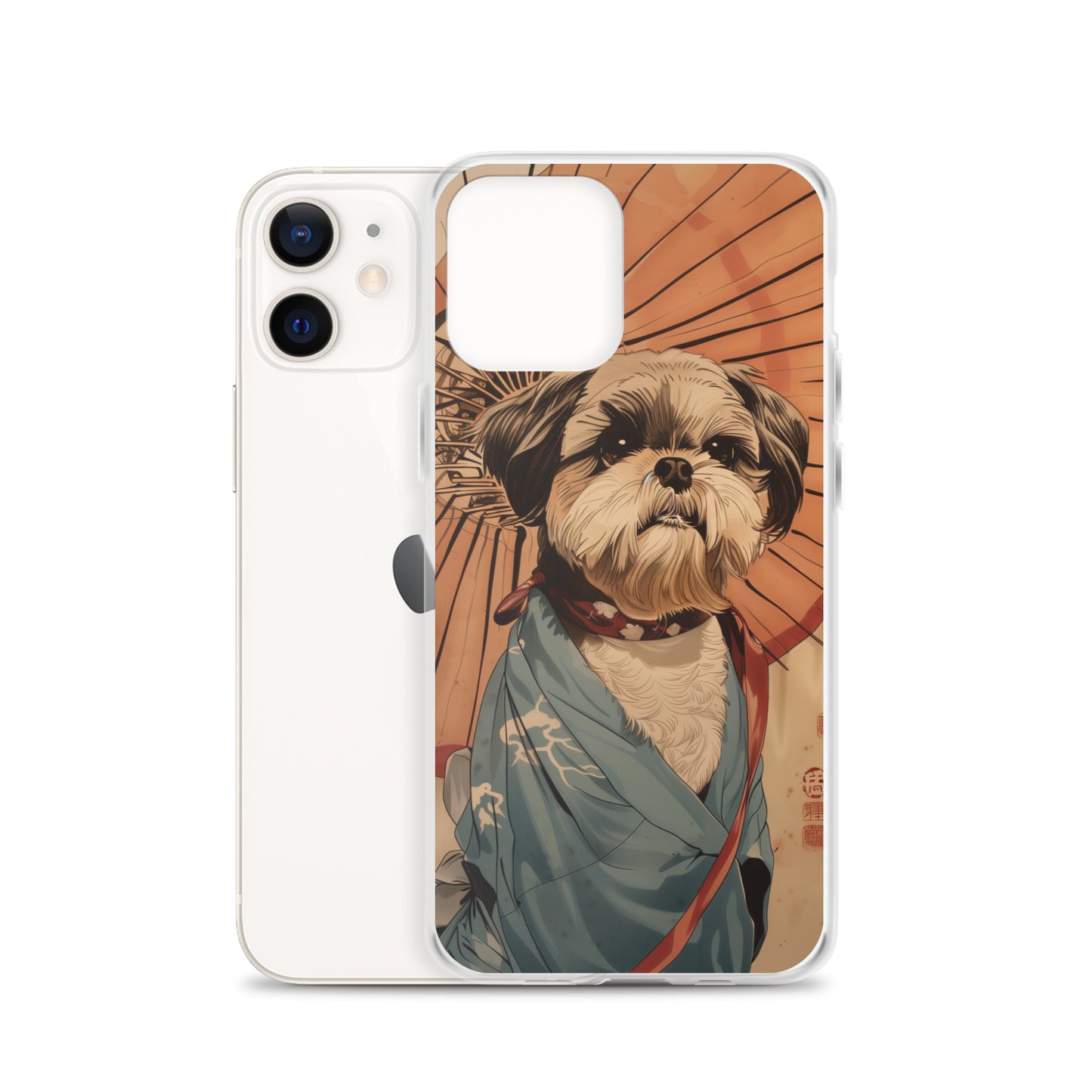 Ukiyo-e Style Shih Tzu iPhone Case