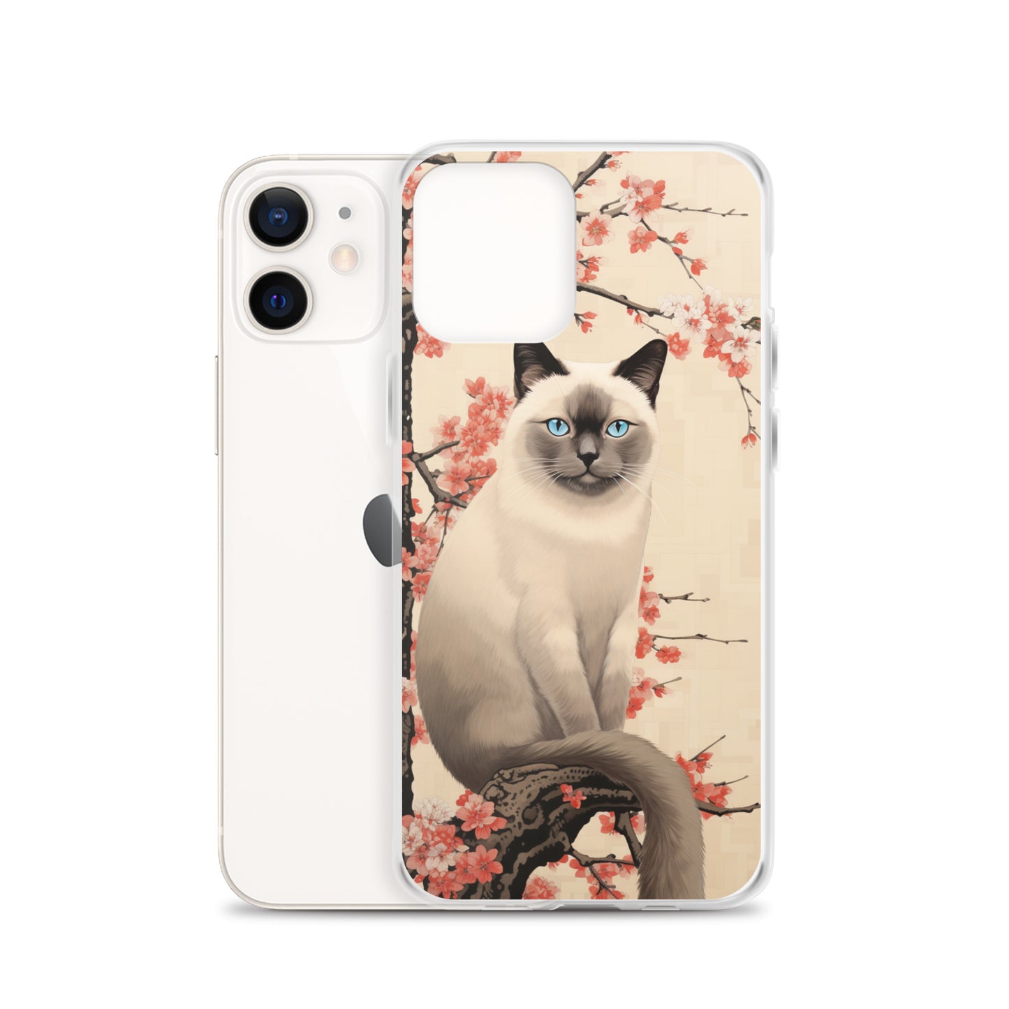 Ukiyo-e Siamese Cat iPhone Case