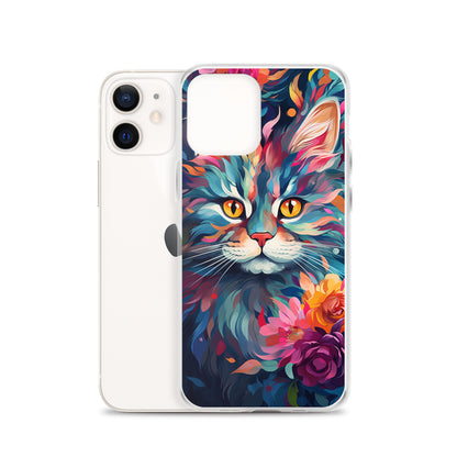 Painted Cat iPhone Case