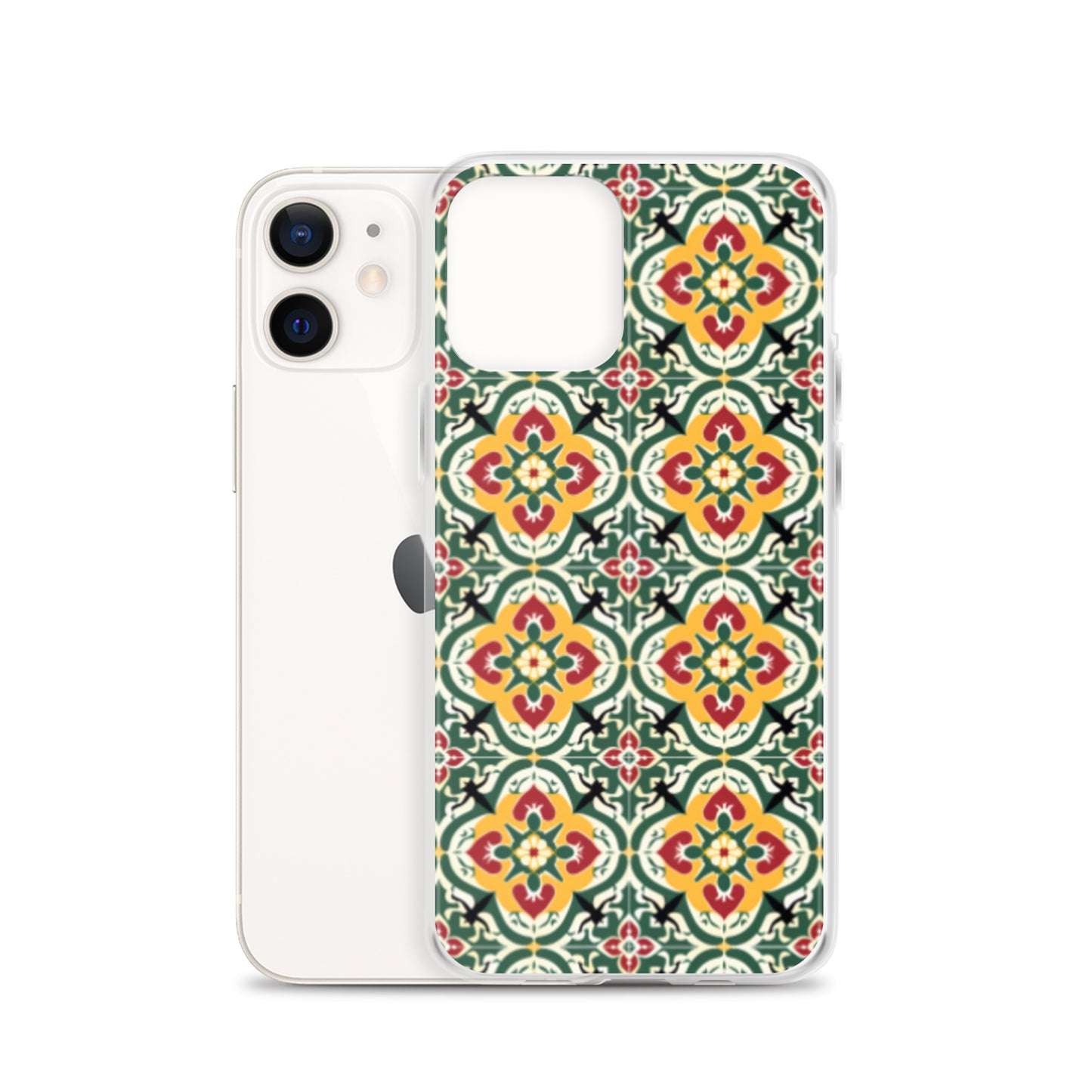 iPhone Case Colorful Traditional Maltese Cement Tile Pattern