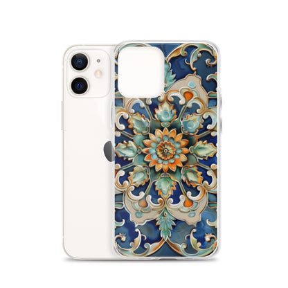 iPhone Case Malaysian Ceramic Tile Pattern