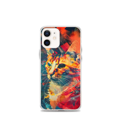 Pop Art Cat in Rosenquist Style iPhone Case