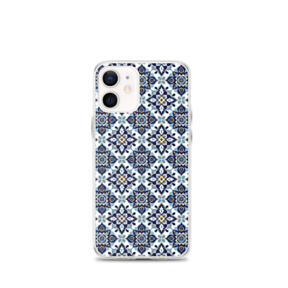 iPhone Case Classic Encaustic Tile Blue