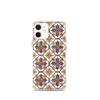 iPhone Case Classic Victorian Tile Blue