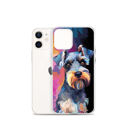 iPhone Case Painted Schnauzer