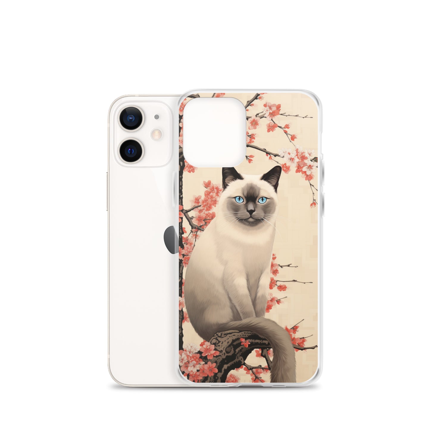 Ukiyo-e Siamese Cat iPhone Case