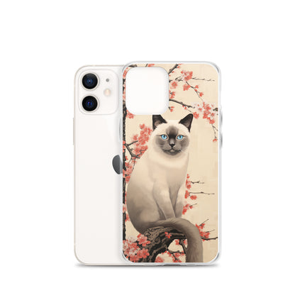 Ukiyo-e Siamese Cat iPhone Case