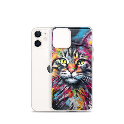 Graffiti Cat iPhone Case