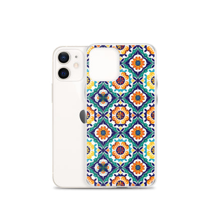 iPhone Case Talavera Tiles Green and Blue