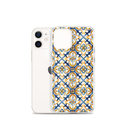 iPhone Case Colorful Spanish Tile Pattern