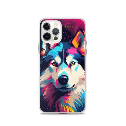 iPhone Case Painted Siberian Huskie
