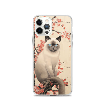 Ukiyo-e Siamese Cat iPhone Case