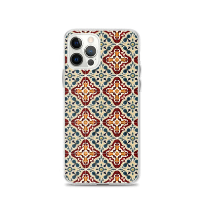 iPhone Case Classic Encaustic Tile Red