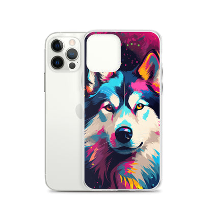 iPhone Case Painted Siberian Huskie