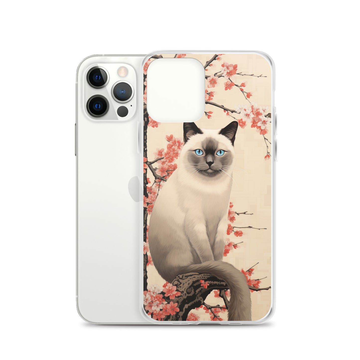Ukiyo-e Siamese Cat iPhone Case