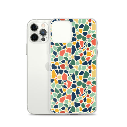 iPhone Case Colorful Retro Terrazzo Tile