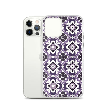 iPhone Case Purple Moroccan Style Tile