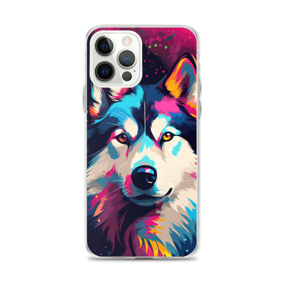 iPhone Case Painted Siberian Huskie