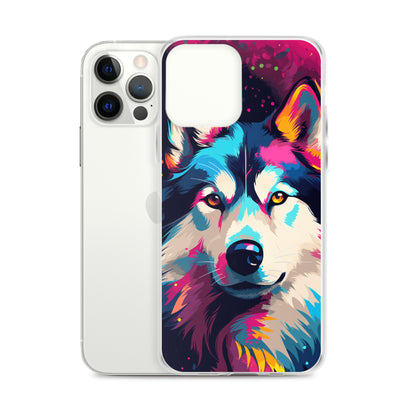 iPhone Case Painted Siberian Huskie