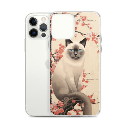 Ukiyo-e Siamese Cat iPhone Case