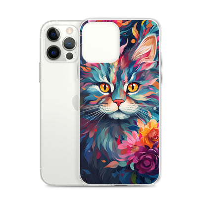 Painted Cat iPhone Case