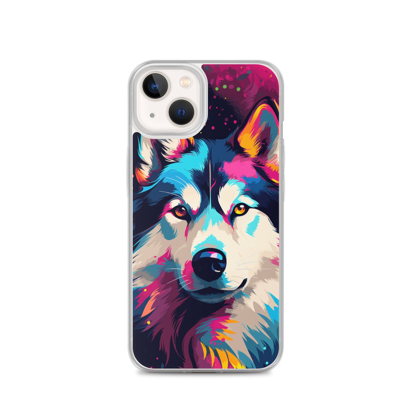 iPhone Case Painted Siberian Huskie