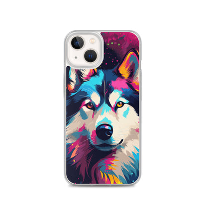 iPhone Case Painted Siberian Huskie