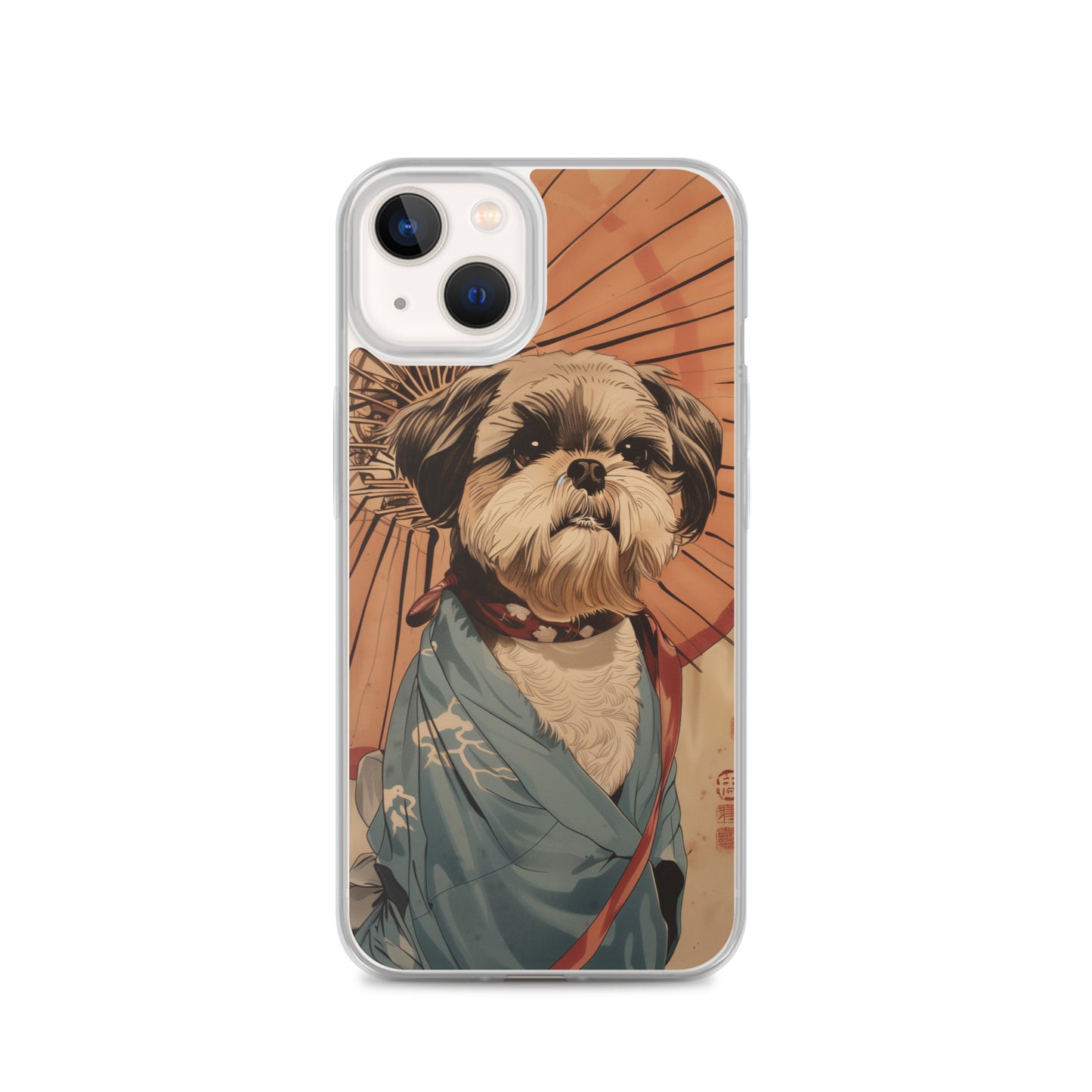 Ukiyo-e Style Shih Tzu iPhone Case