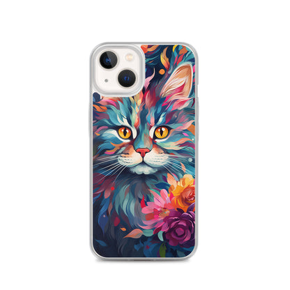 Painted Cat iPhone Case