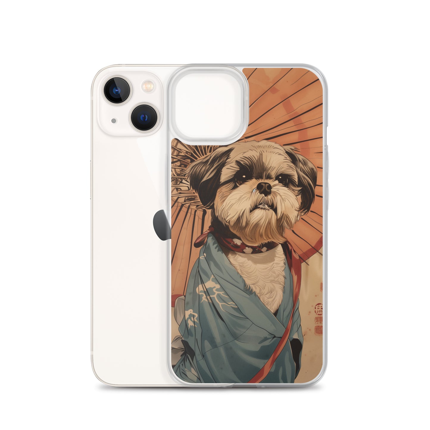 Ukiyo-e Style Shih Tzu iPhone Case